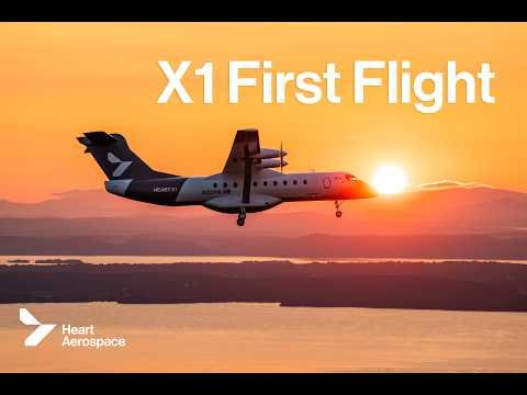 Heart Aerospace - X1 First Flight - World’s Largest Electric Aircraft - Electric Airliner thumbnail