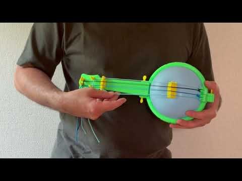 Balloon Banjo — a 3D-printed instrument whose sound box is a party balloon thumbnail