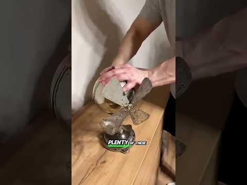 This 1910s Wind Up Fan Still Works After 100 Years! 🌀 thumbnail