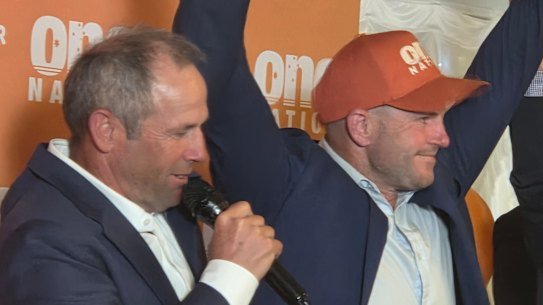 WA One Nation Leader Rod Caddies and Secret Harbour candidate Luke Herdegen claim victory.