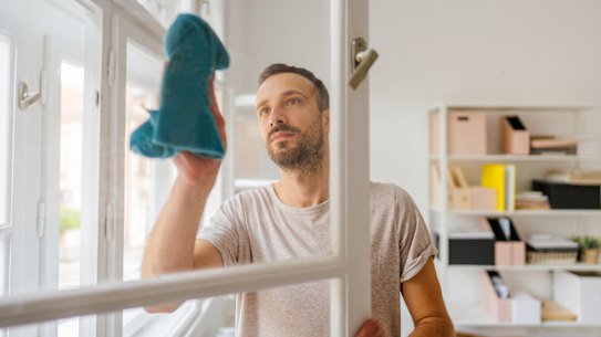Wipe condensation off windows and sills rather than letting it drip into frames and skirting boards.