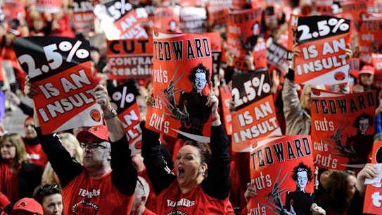 Deputy premier slams teacher strike (Thumbnail)