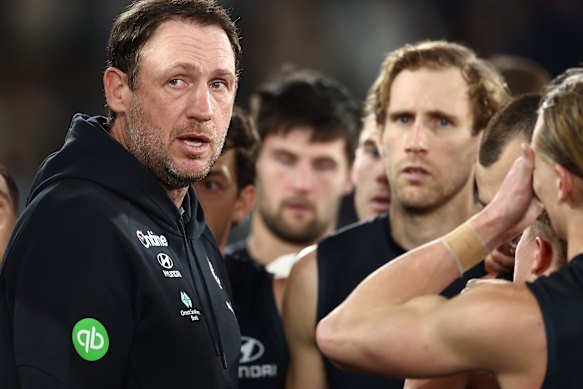 Josh Fraser has led the Blues to a 9-2 record since taking over as interim coach.