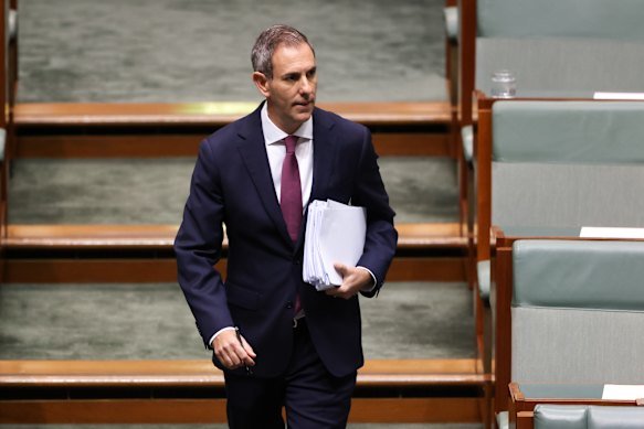 Federal Treasurer Jim Chalmers.