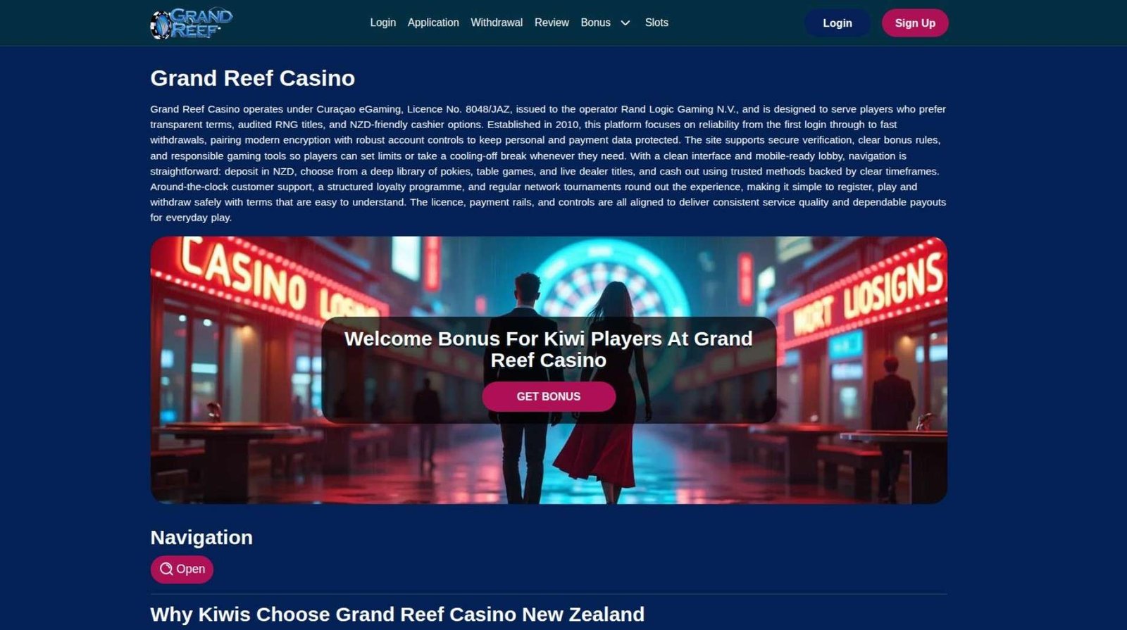 Grandreef Casino Registration In New Zealand: Steps, Verification, And Common Signup Issues  