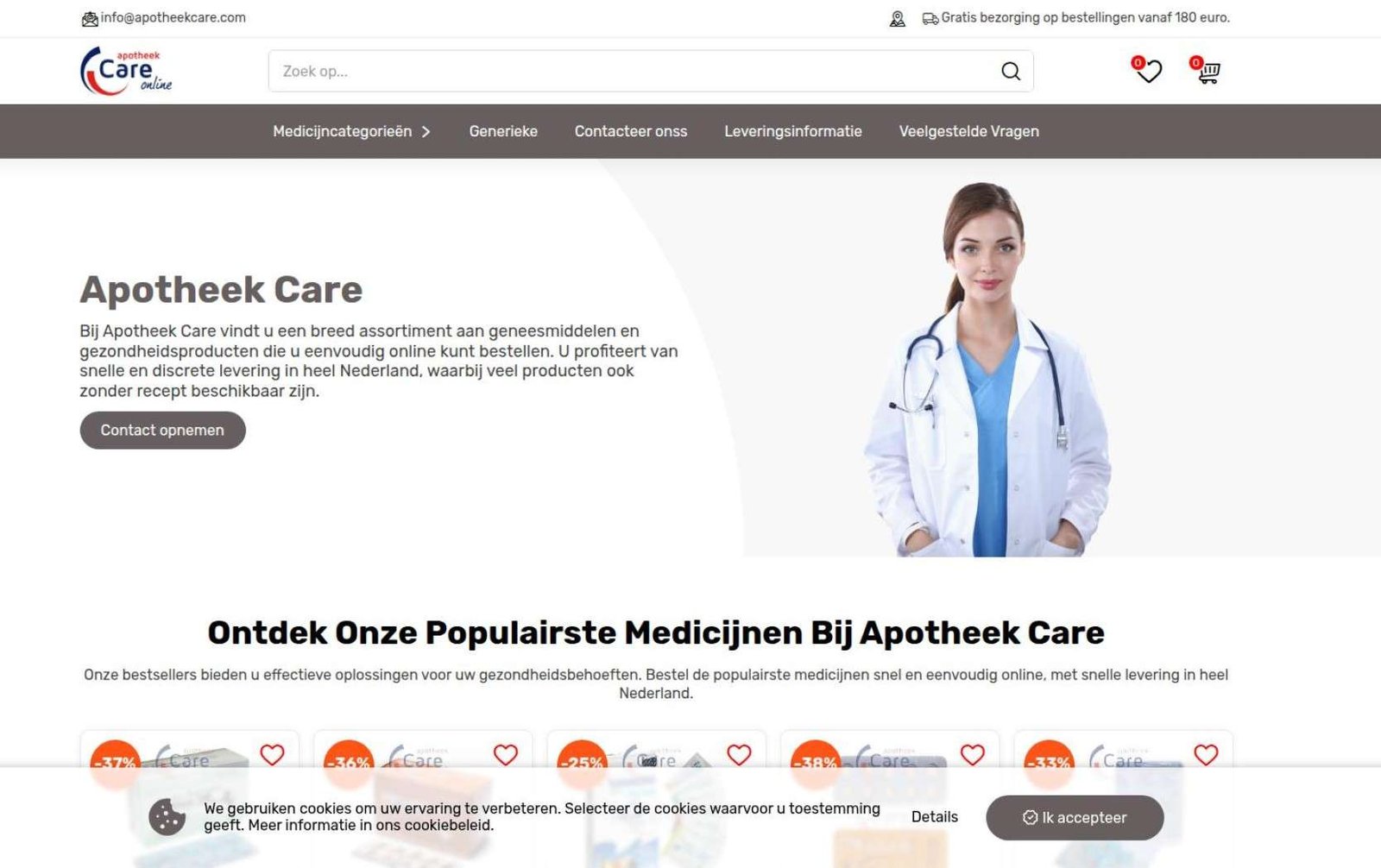 Azithromycin At Apotheek Care: Availability, Prescription Checks, And Delivery In Netherlands