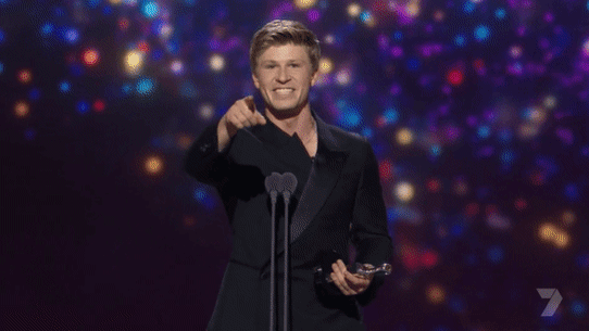 Some of the early winners at this year’s Logies.