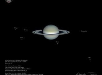 APOD: 2026 August 11 – Six Moons of Saturn – NASA Science