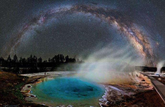 APOD: 2026 August 16 – Milky Way over Yellowstone – NASA Science
