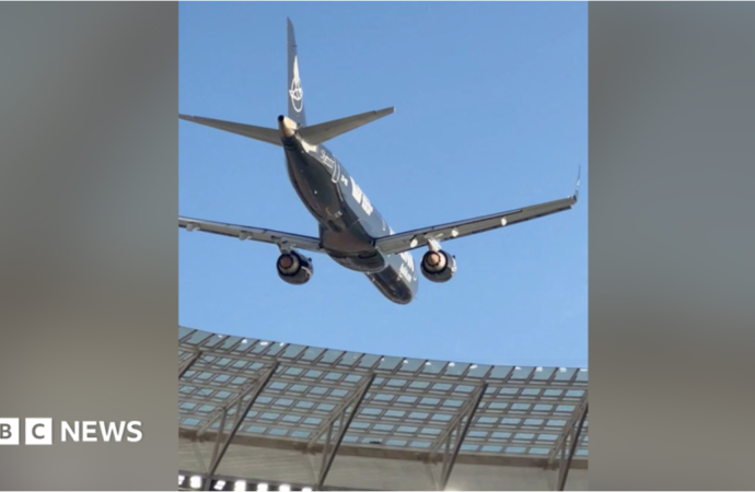 Airlink stunt: South African airline defends low-altitude flight over packed stadium