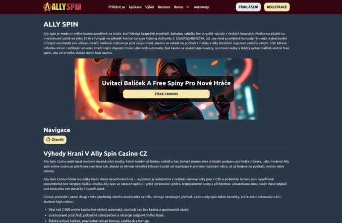 Allyspin Casino Registration And Login Steps For Czech Players | Yoga With Adriene