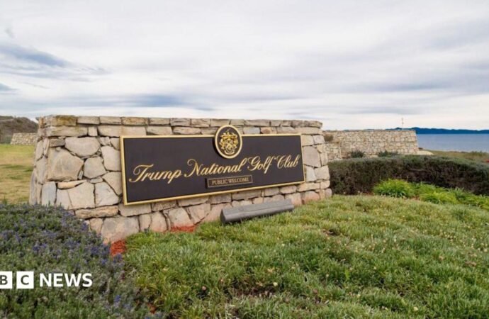 Armed man arrested at Trump’s golf course ahead of president’s visit
