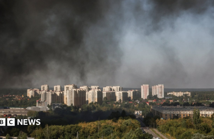 At least 27 dead and hundreds evacuated after strikes near Kyiv