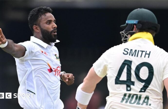 Australia v Bangladesh: Steve Smith benefits from reprieve but tourists dominate day one of first Test
