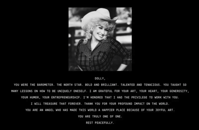 Beyoncé Pays Tribute to Dolly Parton: ‘You Were the Barometer’