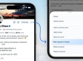 Bluesky now lets you hide reposts from that annoying person you follow