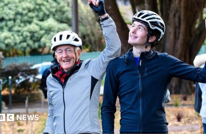 Charity cyclist, 82, dies a day after 3,300 mile ride across Australia