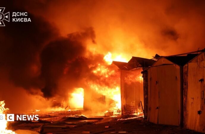 Child among three dead in Russian nightly strikes near Kyiv