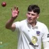 County Championship: Henry Crocombe takes hat-trick for Sussex against Somerset
