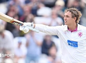 County Championship: Josh Thomas ton helps Somerset start strongly v Essex