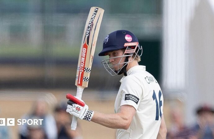 County Championship: Kent’s Zak Crawley hits season’s best 81 v Middlesex