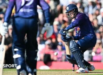 Cricket World Cup League 2 Tri-Series: Scotland scrape one-wicket win over UAE on penultimate ball