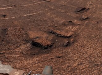 Curiosity rover spots ancient sea of Martian polygons