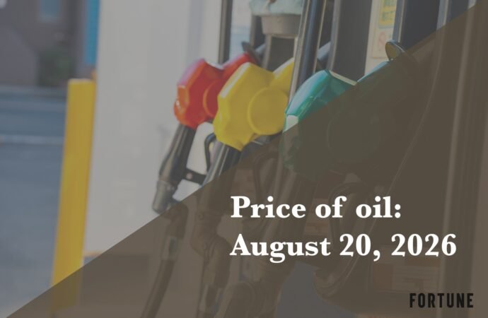 Current price of oil as of Aug. 20, 2026 | Fortune