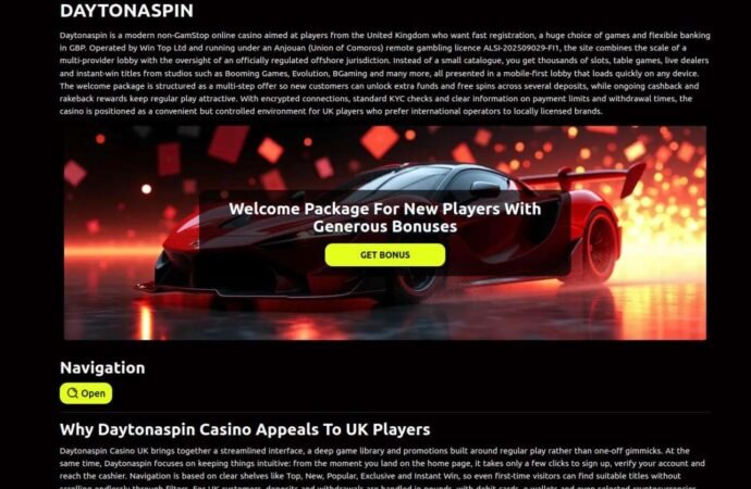 Daytonaspin Welcome Bonus For UK Players: A Detailed Guide | Yoga With Adriene