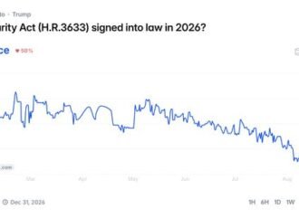 Don’t count on the landmark crypto policy bill to pass Congress this year, prediction traders say