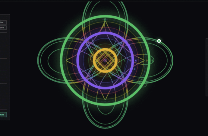 Doodle generative compositions in your browser with Musical Spirograph