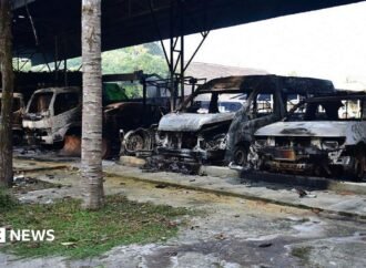 Dozens of co-ordinated arson attacks hit southern Thailand