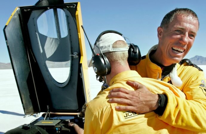 Driver who broke the sound barrier attempts another land speed record in Utah