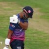 Emilio Gay: England opener retires hurt with shoulder issue in Durham game
