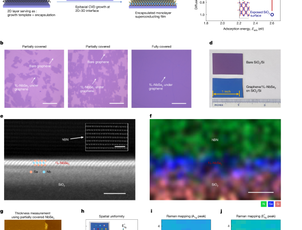 Encapsulation epitaxy of air-stable 2D superconductors for quantum circuits – Nature