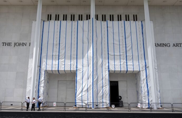 Federal court is asked to block Kennedy Center from returning Trump’s name to building