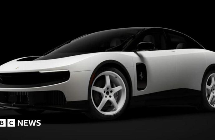 Ferrari’s first ever electric car sold for record $40m at auction