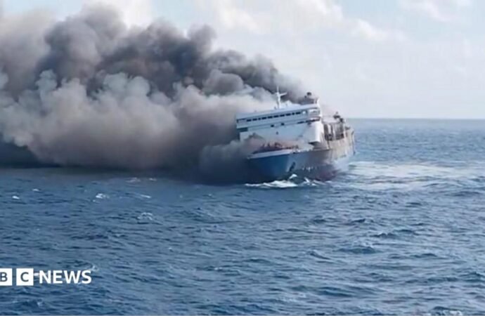 Five dead, 41 missing, after Indonesia ferry catches fire