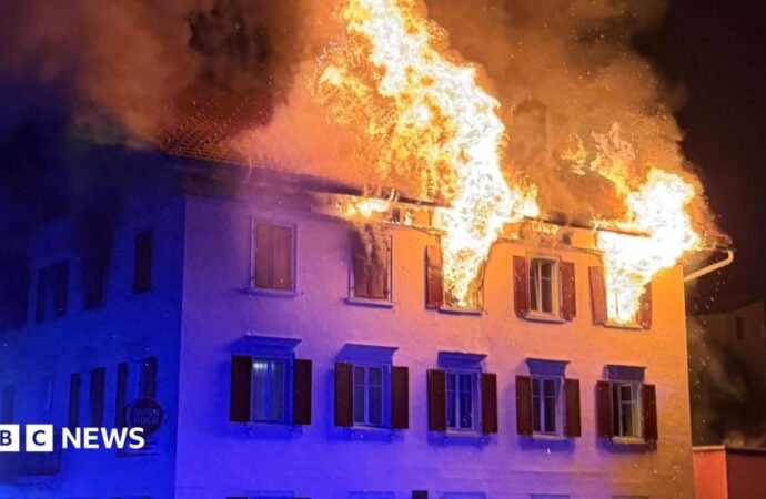 Five missing after fire in Alpine town in Switzerland