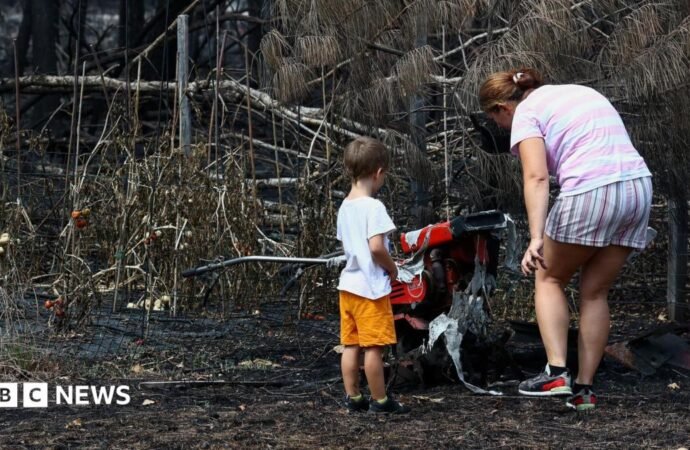 France wildfires reveal hundreds of WW2 shells in village