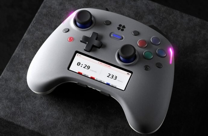 Genki’s new customizable controller has a big screen and adjustable buttons