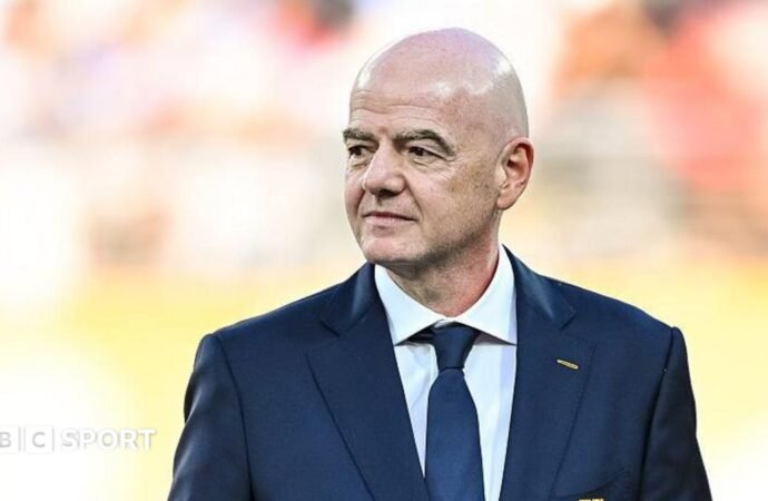 Gianni Infantino: Uefa says Fifa’s backing of its president ‘changes nothing’