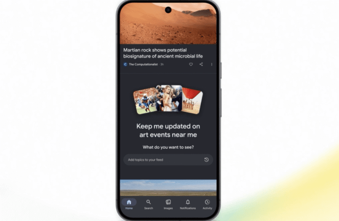 Google Discover is getting an AI chatbot-tuned feed