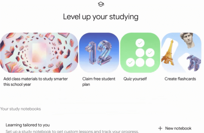 Google Gemini is getting a dedicated student hub