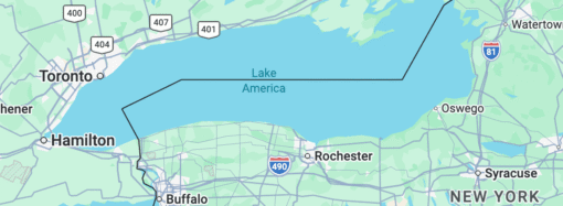 Google Maps Now Shows ‘Lake America’ Instead of Lake Ontario