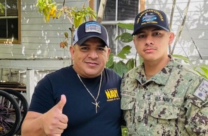 He was waiting for his son to return from the USS Lincoln. Then Border Patrol arrested him.