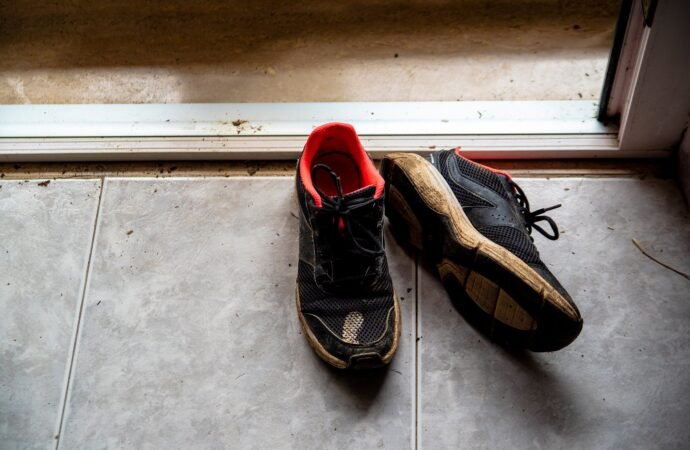 How gross is wearing your shoes inside?