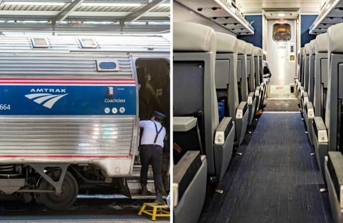 I traveled in coach on an Amtrak train from Vancouver to Seattle for $50. It was cheaper and less stressful than flying.