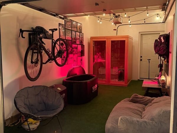 I turned my garage into a wellness hub for $10,000. Now my friends come over for the sauna and cold plunge, not drinks.