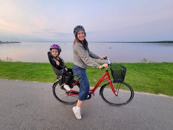I was so frustrated teaching my 2 kids to ride bicycles, so I paid $300 for lessons